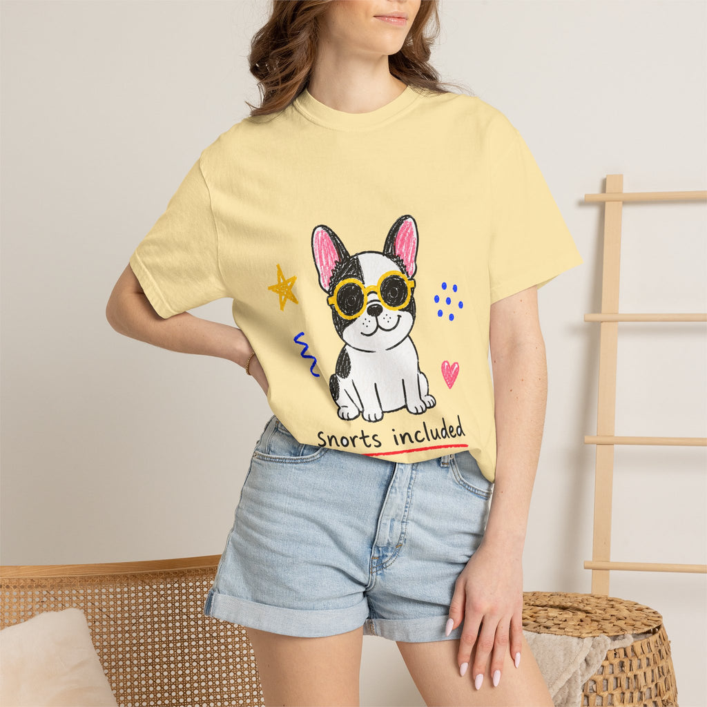 PawJoy French Bulldog Sunglasses Crayon Tee
