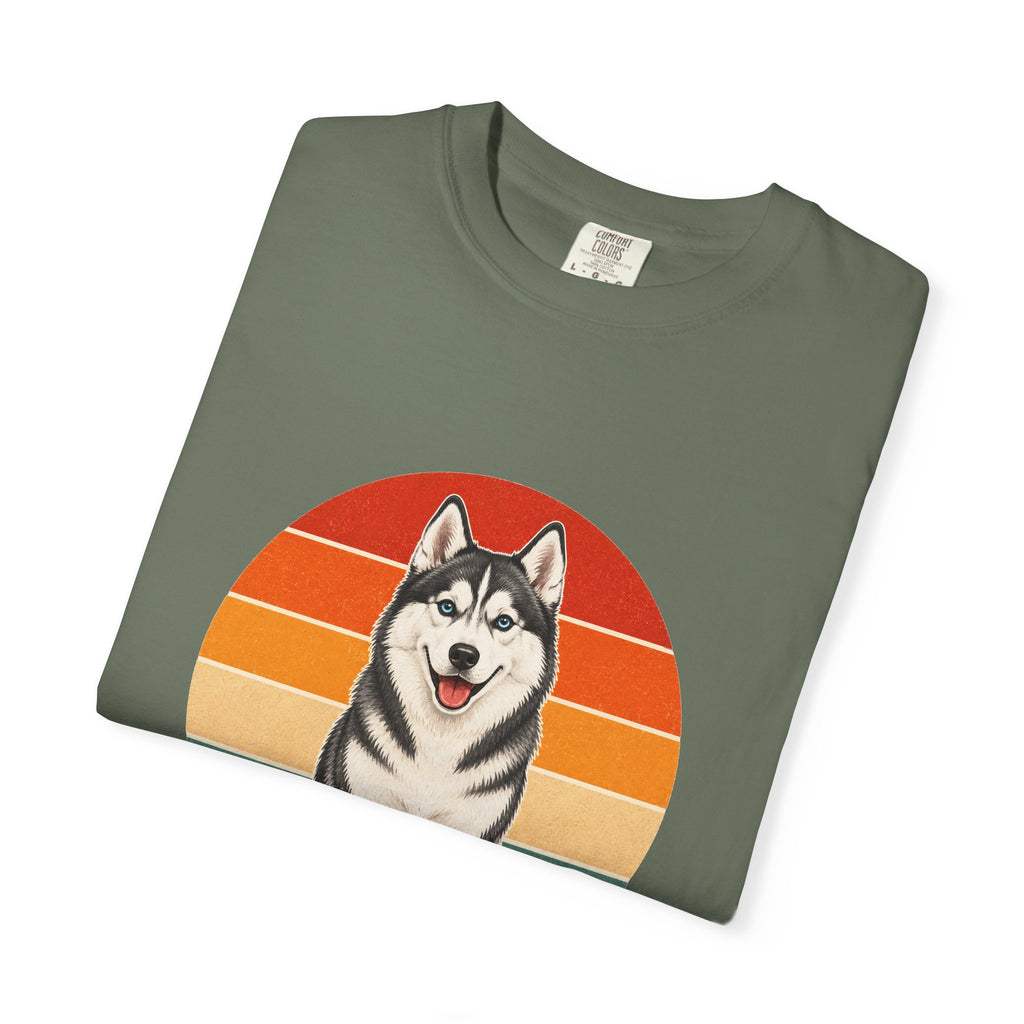 PawJoy Husky Retro Sunset Tee