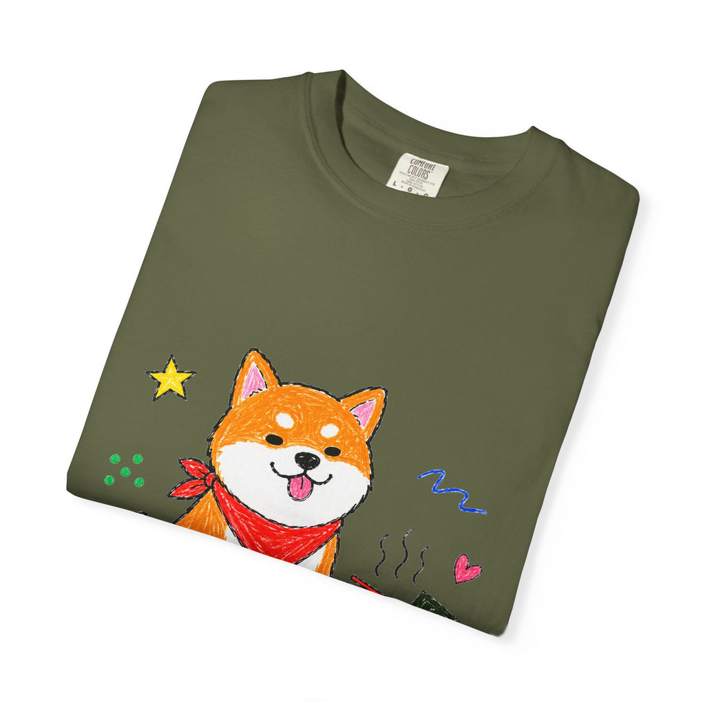 PawJoy Shiba Inu Ramen Crayon Tee
