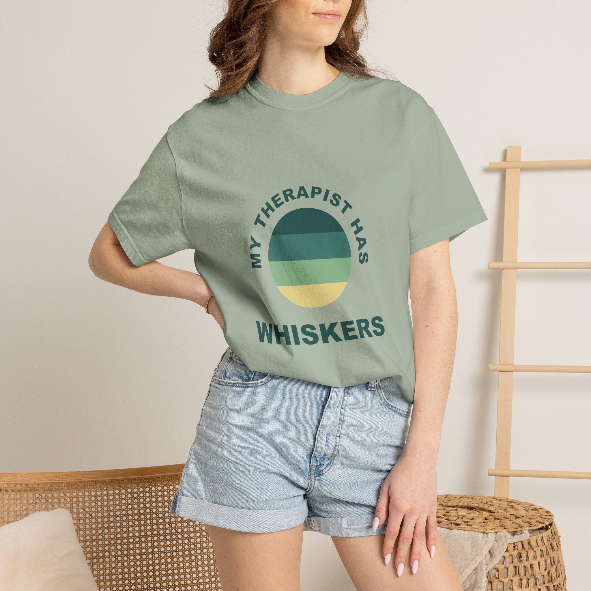 PawJoy Therapist Whiskers Retro Tee