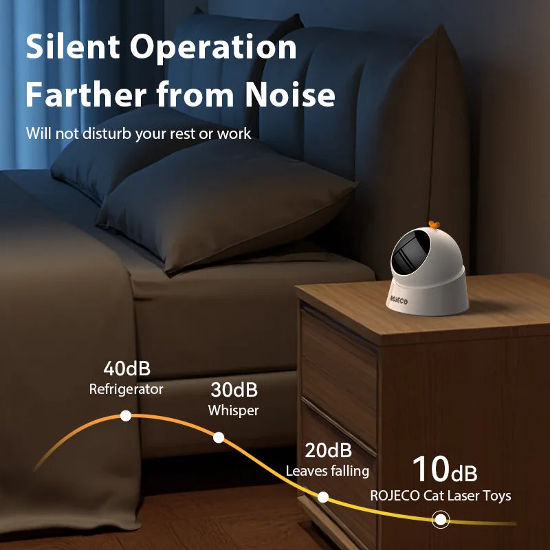 PawJoy Automatic Laser Cat Toy — Interactive Smart Teaser