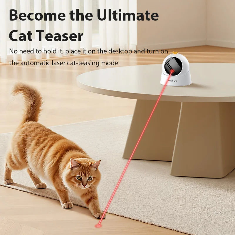 PawJoy Automatic Laser Cat Toy — Interactive Smart Teaser