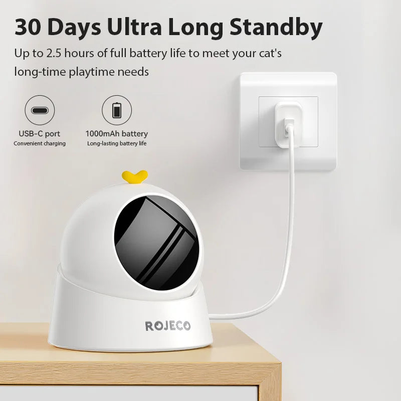 PawJoy Automatic Laser Cat Toy — Interactive Smart Teaser