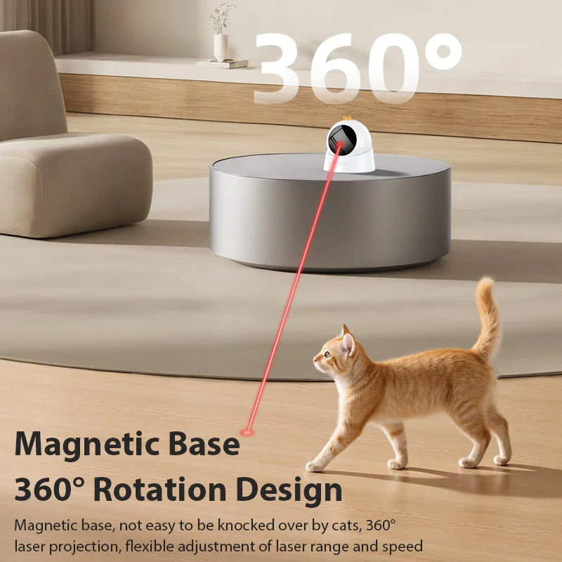 PawJoy Automatic Laser Cat Toy — Interactive Smart Teaser